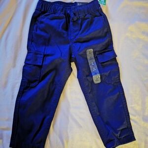 Navy Gap 2T boys cotton cargo pants